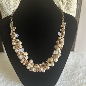 Vintage Gold and Pearl Necklace